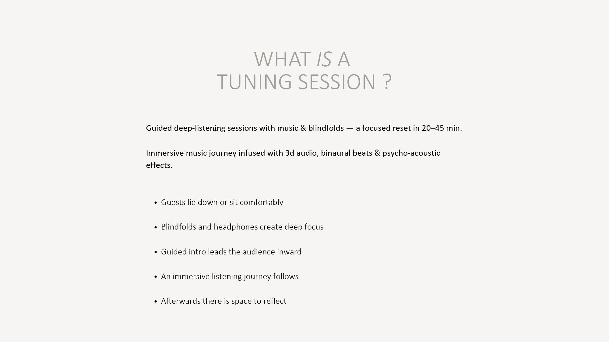 Tuning Sessions brochure — pagina 4