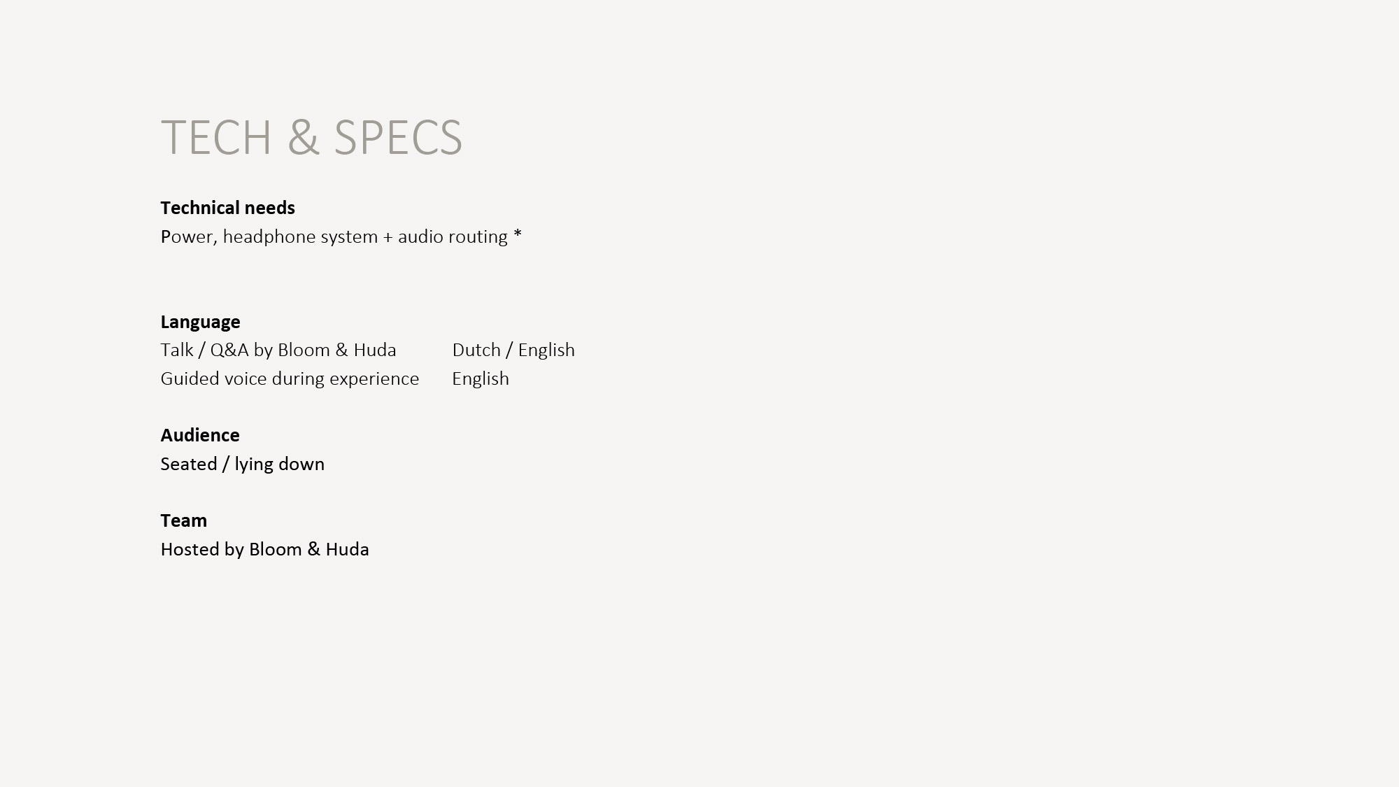Tuning Sessions brochure — pagina 9